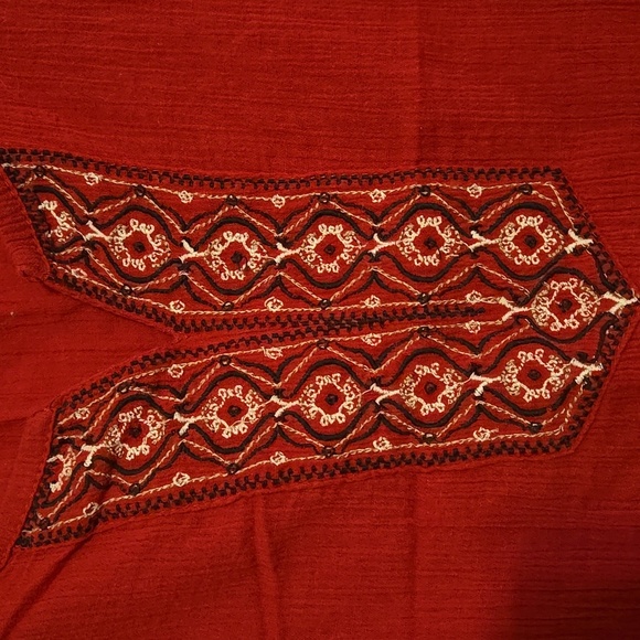 Croft & Barrow, Tunic, Top, Sz Sm, Red, Navy, White, Lightweight, Comfy, Stretch - Picture 3 of 9